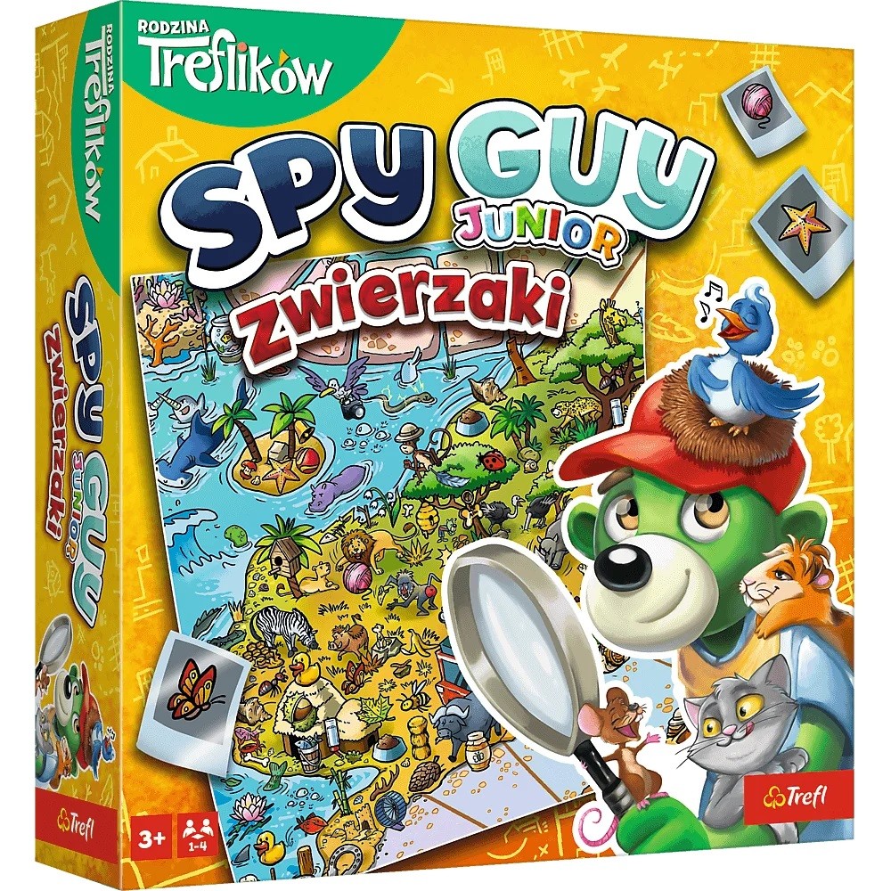 Kooperacinis stalo žaidimas spy guy junior gyvūnai