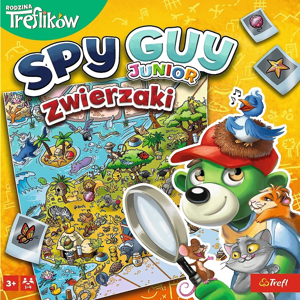 Kooperacinis stalo žaidimas spy guy junior gyvūnai