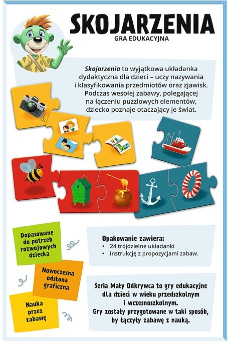 Edukacinė dėlionė Skojarzenia 3