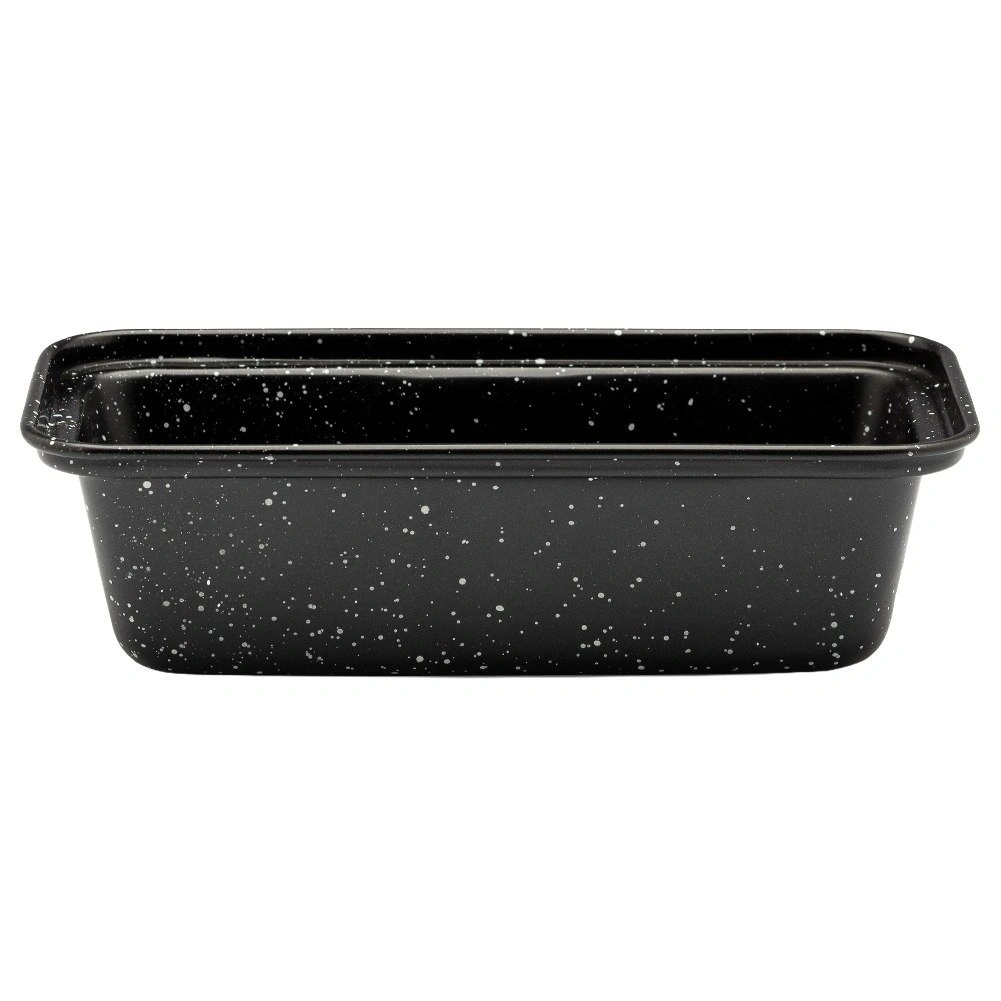Duonos kepimo forma su granitine danga, juoda, 15,5 × 8,5 × 4 cm 2