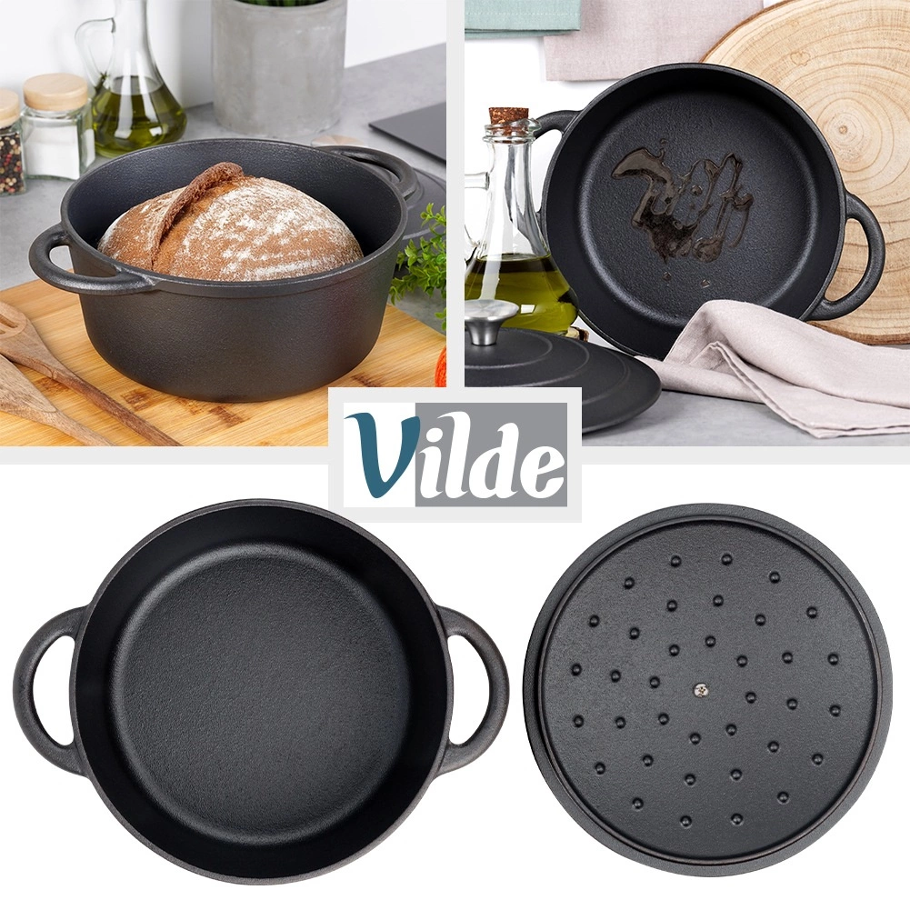 Ketaus puodas su dangčiu vilde cast line 22 cm, 2,6 l