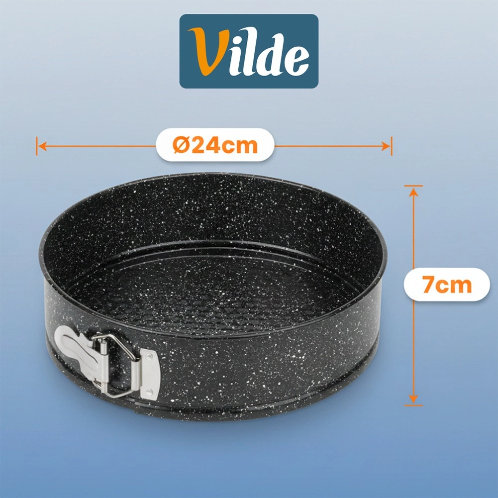 Tortinė Vilde granitinė su dangčiu 24 cm 3