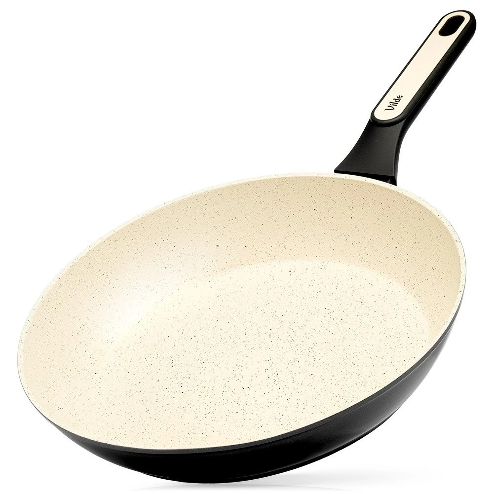 Keptuvė su nepridegančia granito danga, smėlio spalvos, 32 cm