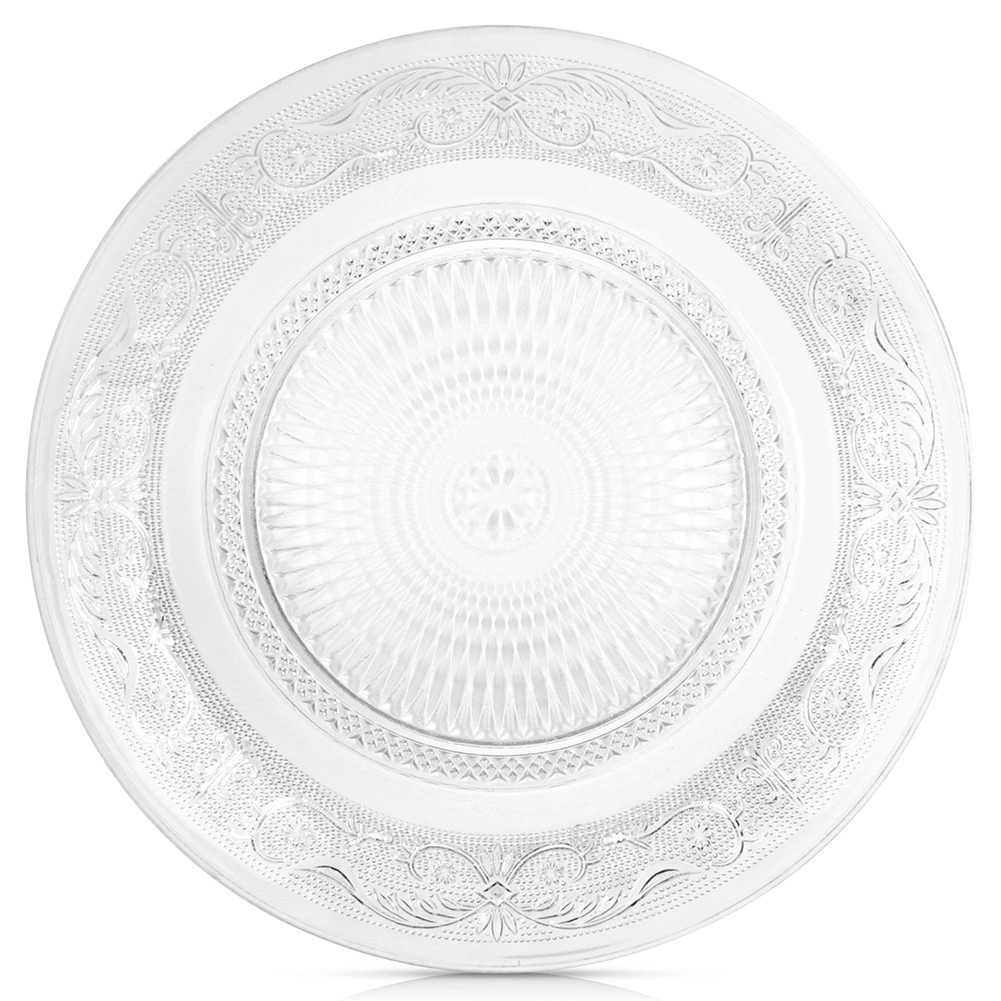 Stiklinė vakarienės lėkštė 25 cm