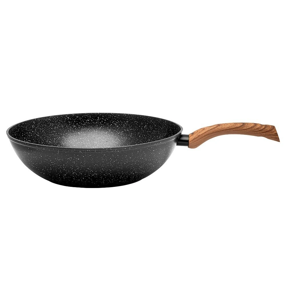 Wok keptuvė su granitine danga, juoda, Ø 32 cm 2