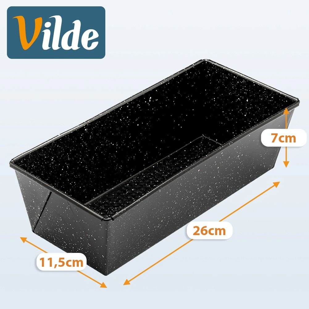 Duonos kepimo forma su granitine danga, juoda, 26 × 11,5 × 7 cm 3