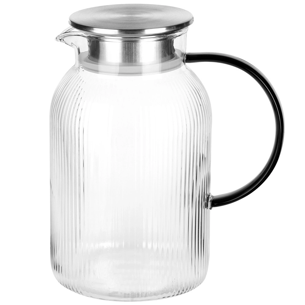 Stiklinis ąsotis su dangteliu 1,5 l 2