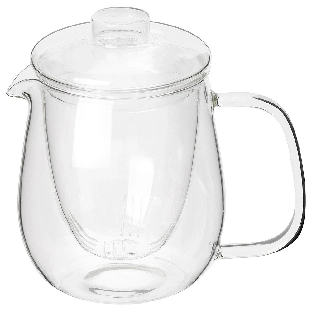 Arbatinukas su sieteliu, 650 ml, skaidrus, 14,5 × 10 × 14 cm 2
