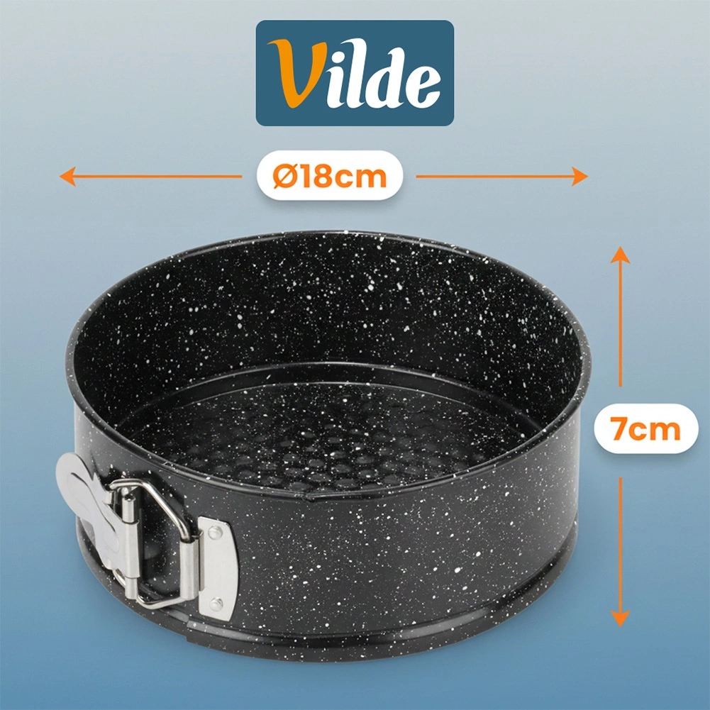 Apvali tortinė Vilde granitinė 18 cm 3