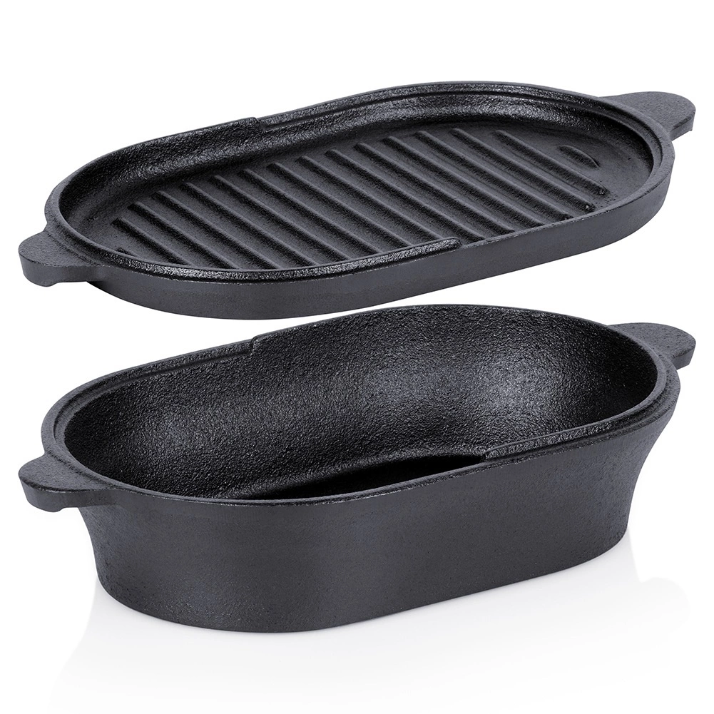 Ketaus troškintuvas vilde cast line 28x16 cm, 1,2 l