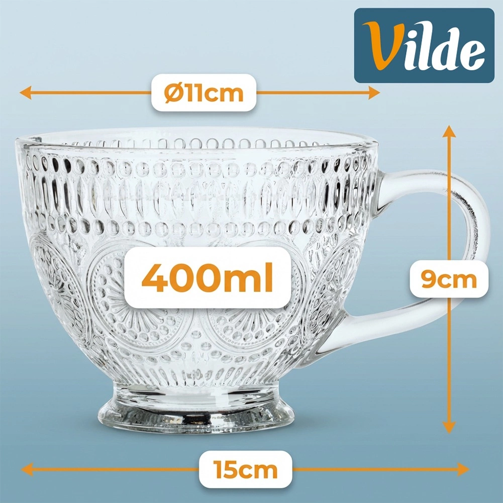 Stiklinės 400 ml 6 vnt. 3