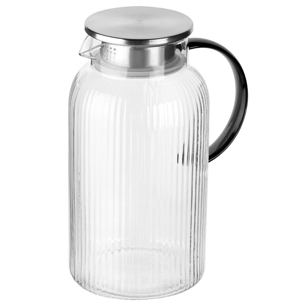 Ąsotis su dangčiu, skaidrus, 1,9 l 2