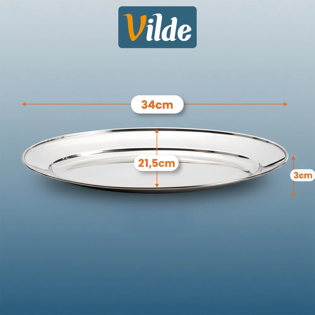 Ovalus padėklas vilde 34x21,5 cm 3