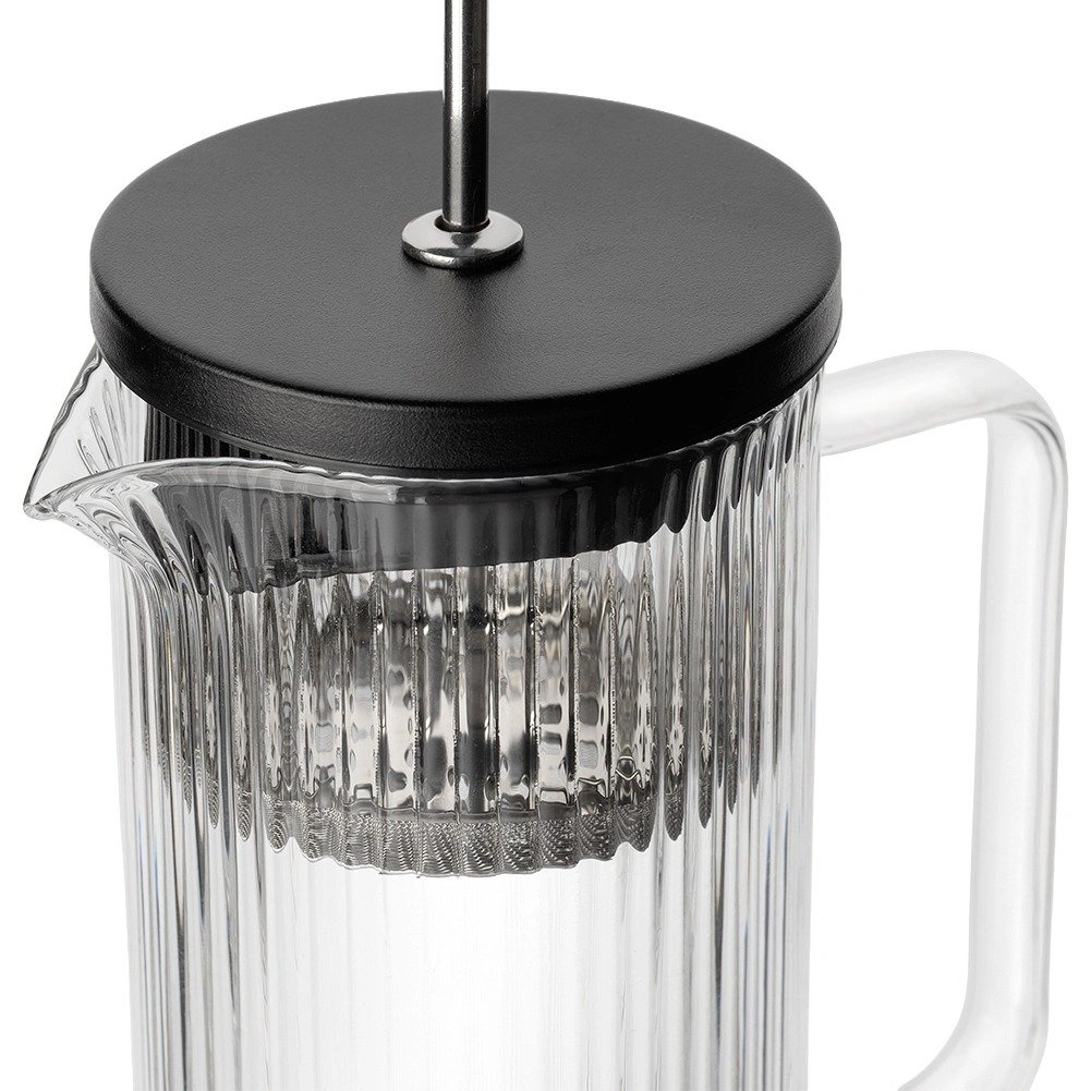 Stūmoklinis kavinukas, 350 ml, skaidrus, 11 × 7 × 15,5 cm 3