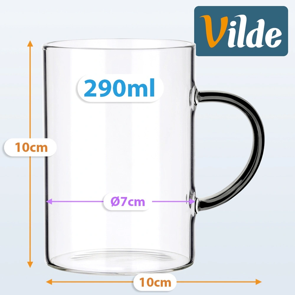 Stiklinės su rankenėlėmis, 290 ml, 6 vnt. 3