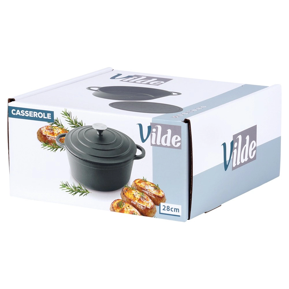 Ketaus puodas su dangčiu vilde cast line 28 cm, 5,9 l