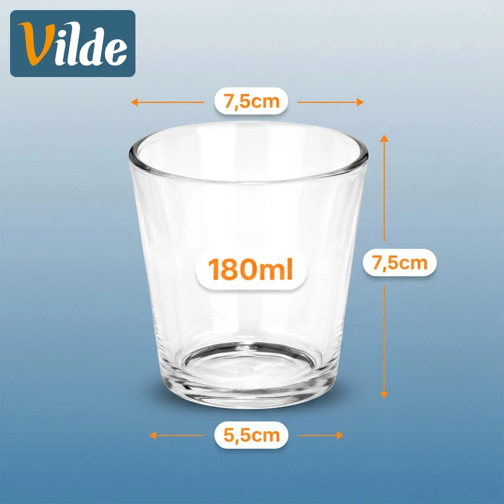 Stiklinių desertinių indelių rinkinys vilde, 180 ml, 6 vnt. 3