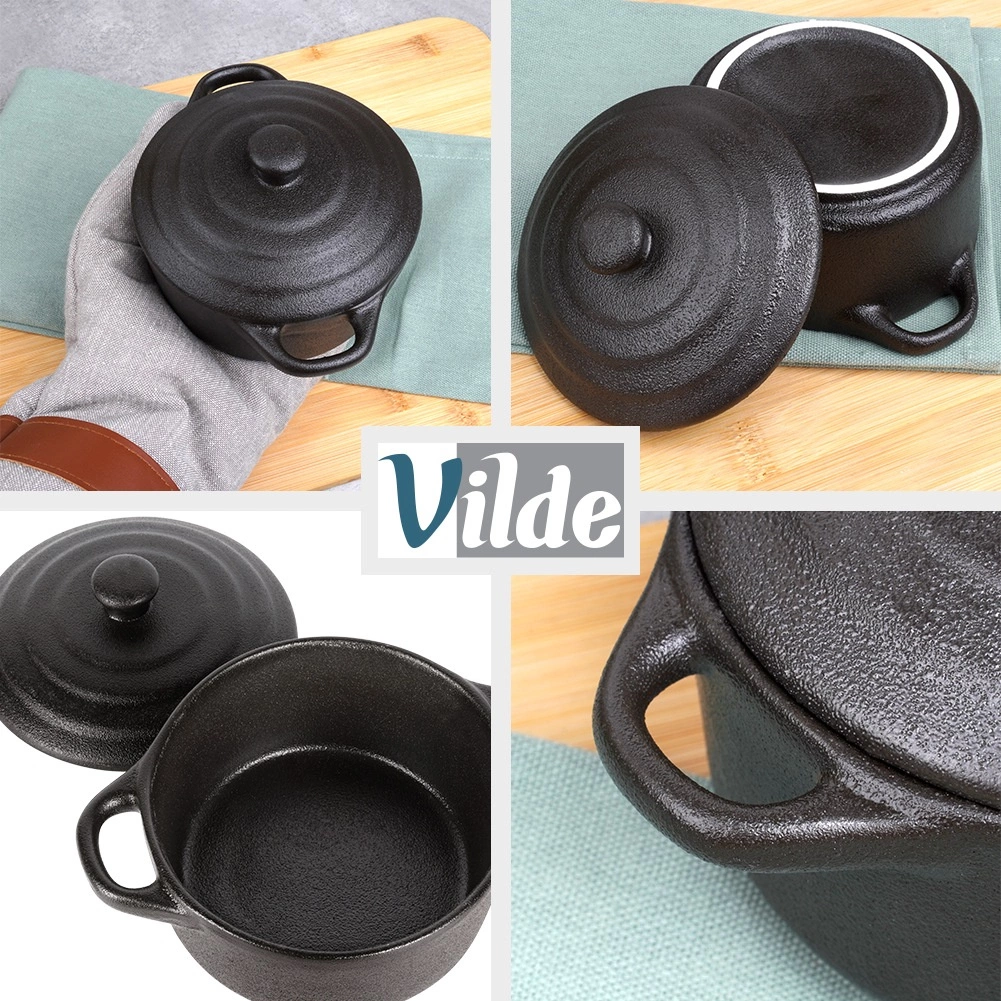 Porcelianinis kepimo indas su dangteliu 450 ml 3