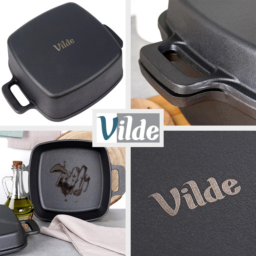 Ketaus puodas su dangčiu vilde cast line 25 cm, 4,5 l