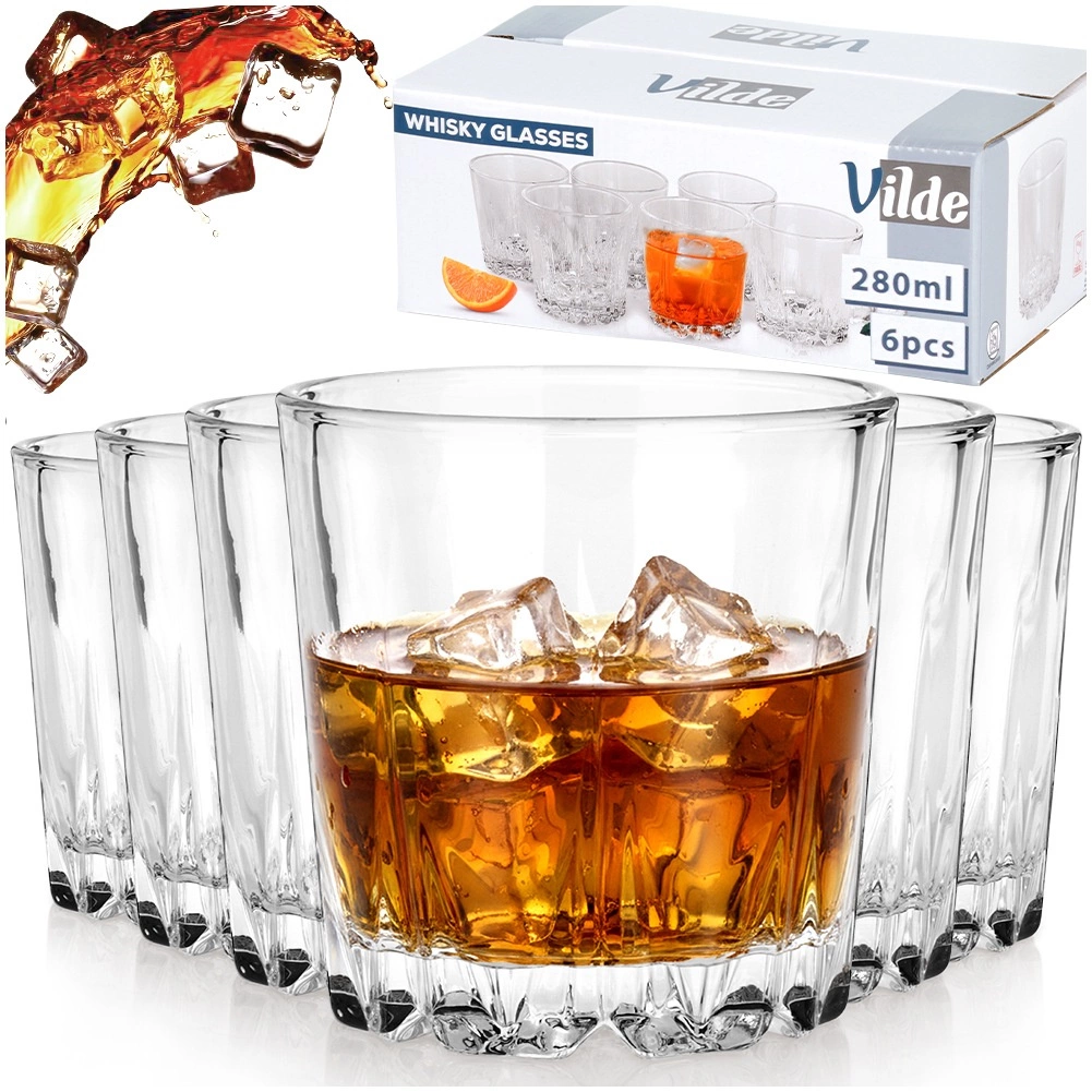 Stiklinės vilde 280 ml, 6 vnt.