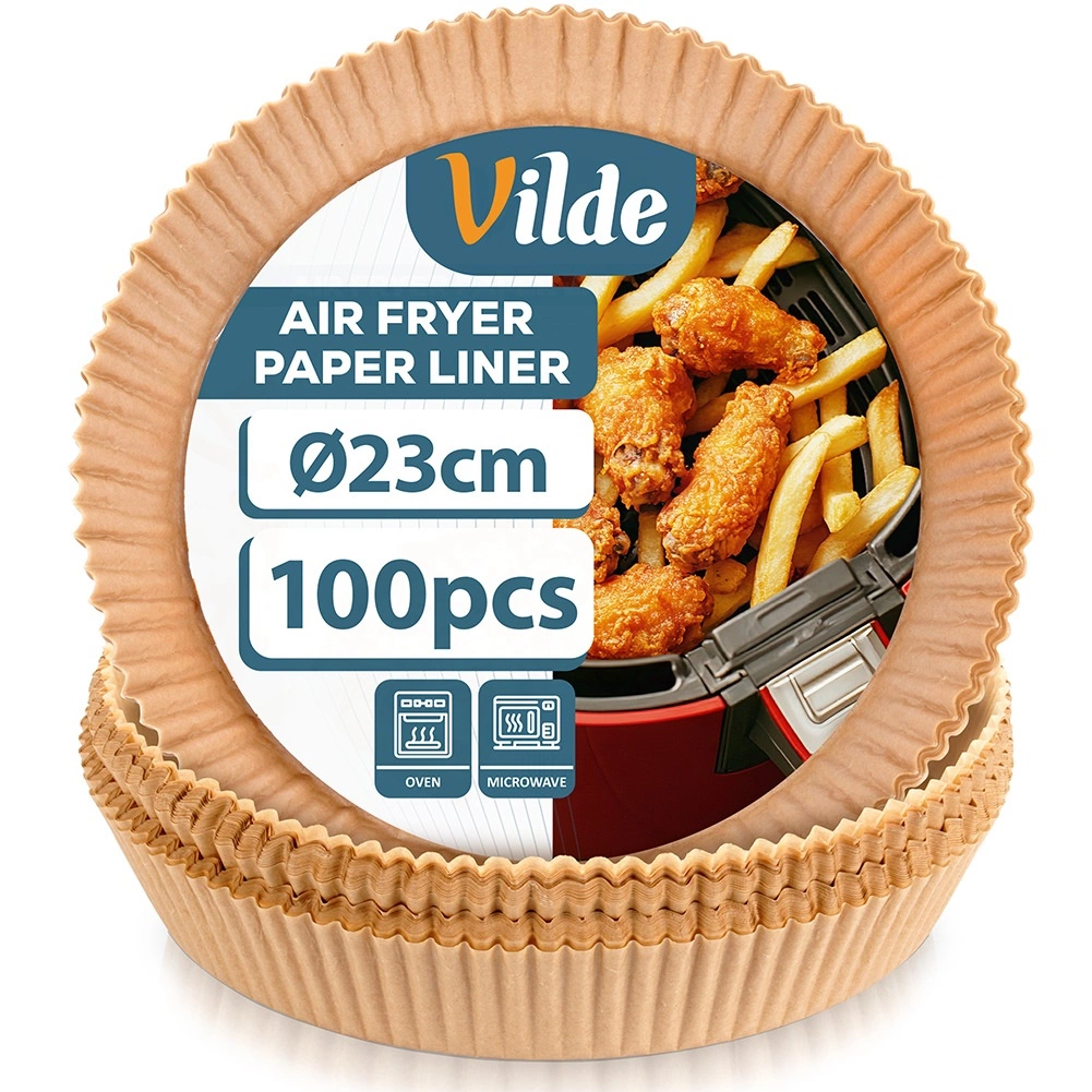 Vilde popieriniai kepimo įdėklai 23 cm, 100 vnt.