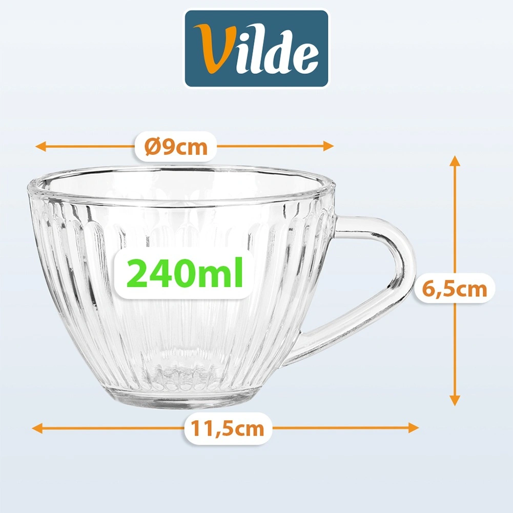 Puodeliai 240 ml 6 vnt. 3