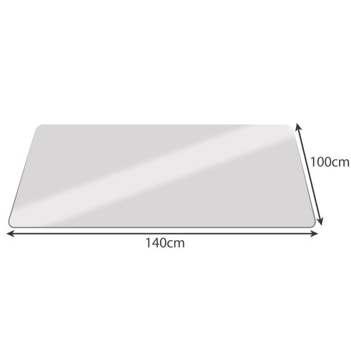 Apsauginis kilimėlis po kėde iso trade 140x100 cm, polipropilenas