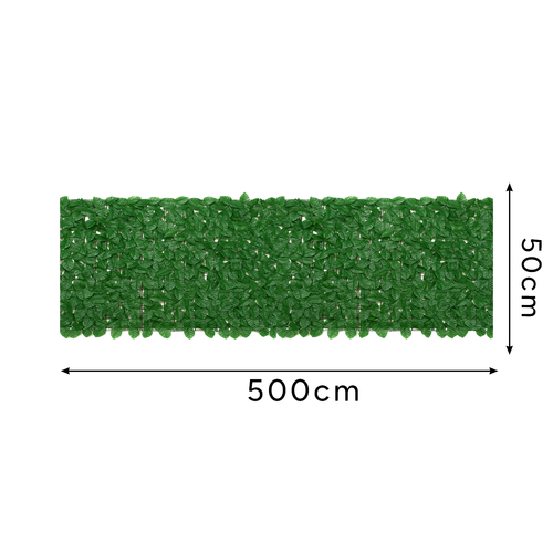 Dirbtinė gyvatvorė gardlov 5x0,5m, žalia, pp