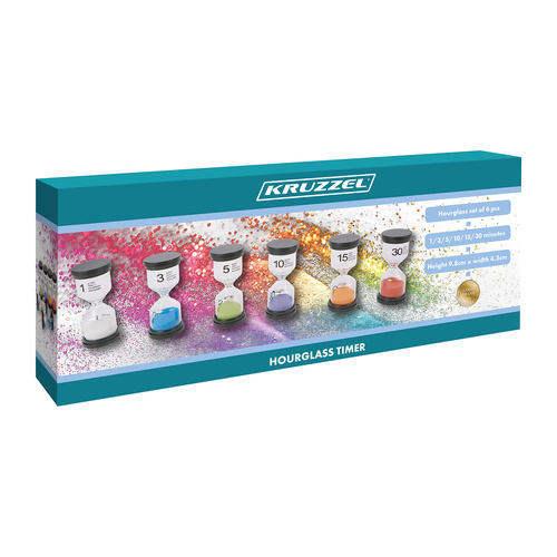 Kruzzel kūrybinis smėlio laikrodžių rinkinys 25676