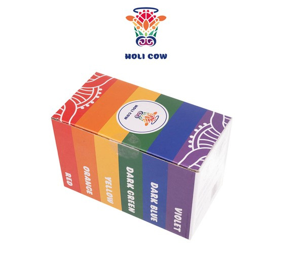 Intensyvi holi pudra - rinkinys 6x100g