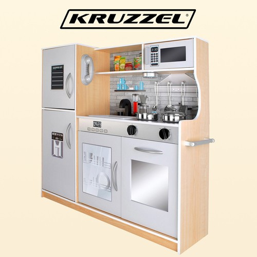 Vaikiška medinė virtuvėlė kruzzel