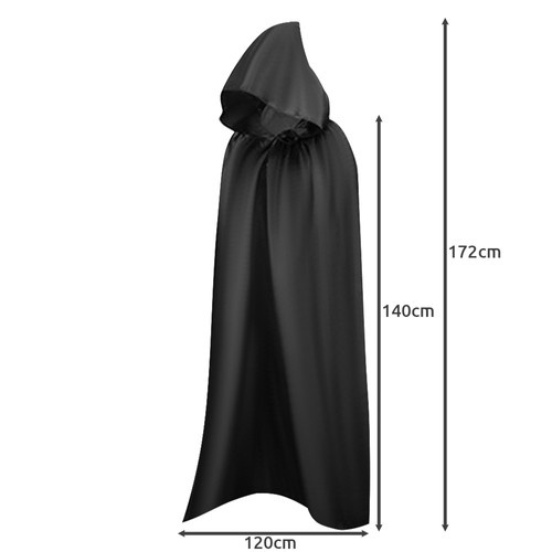 Pelerina su gobtuvu malatec 172x120 cm
