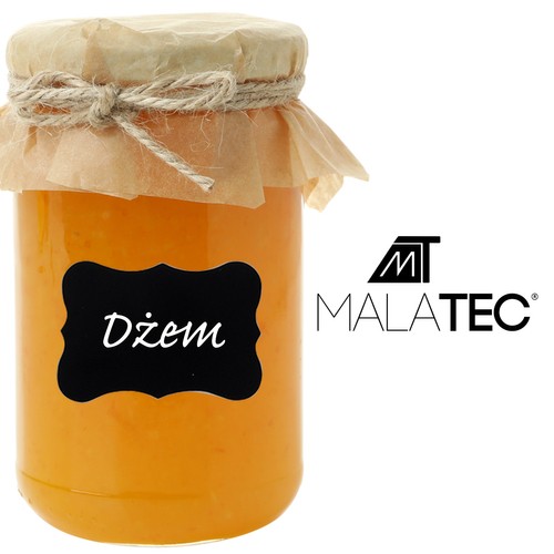 Lipnios etiketės malatec, su žymekliu, 24 vnt.