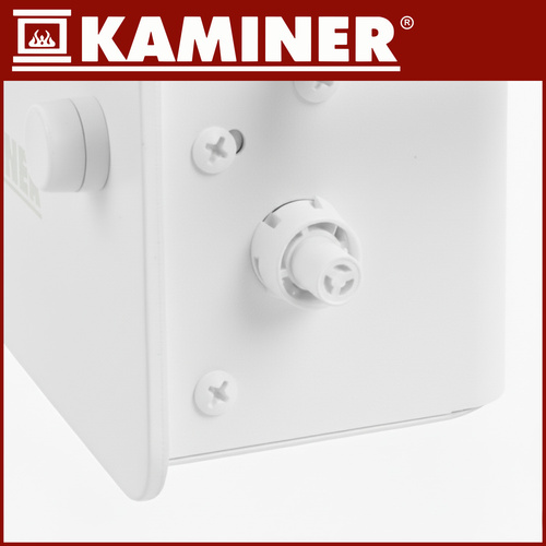 Elektrinis stiklinis radiatorius kaminer zelva 2500w