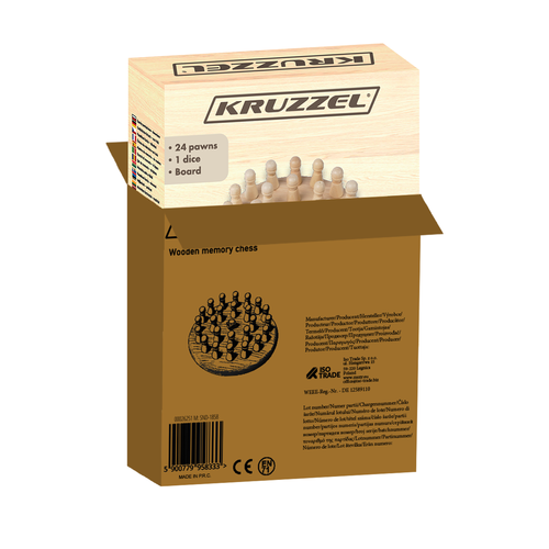 Mediniai atminties šachmatai kruzzel 26251