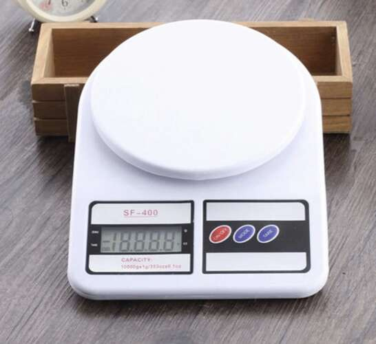 Elektroninės virtuvinės svarstyklės 10 kg ruhhy 24174