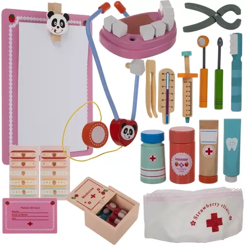 Mažosios sesutės medicinos medinis rinkinys