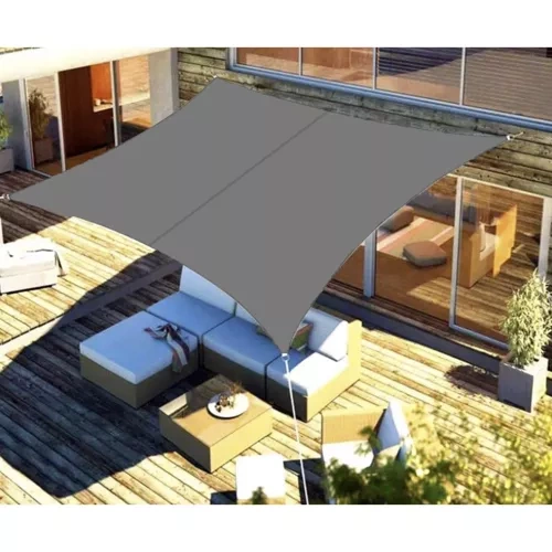 Stačiakampė saulės burė gardlov 3x2 m pilka