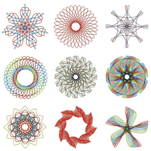 Spirografas maaleo 24346 kūrybiniam piešimui