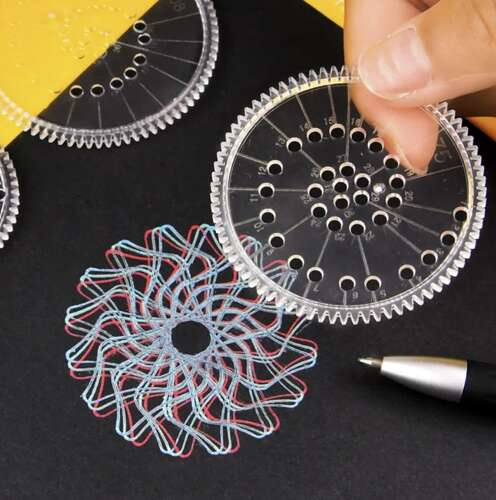 Spirografas maaleo 24346 kūrybiniam piešimui