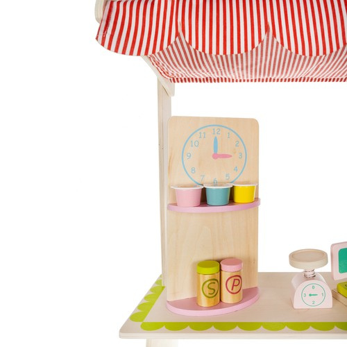 Medinis vaikų prekybos kioskas 94x29x44,5 cm
