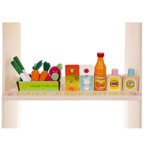 Medinis vaikų prekybos kioskas 94x29x44,5 cm