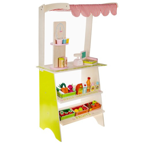 Medinis vaikų prekybos kioskas 94x29x44,5 cm
