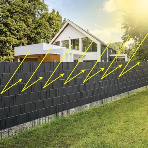 Tvoros juosta gardlov pvc 19cm x 35m 450g/m2 antracitas
