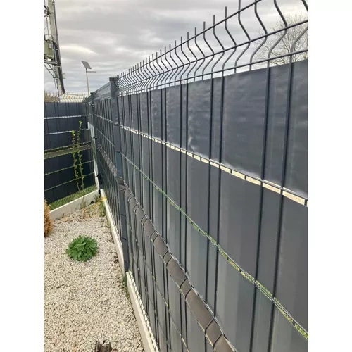 Tvoros juosta gardlov pvc 19cm x 35m 450g/m2 antracitas
