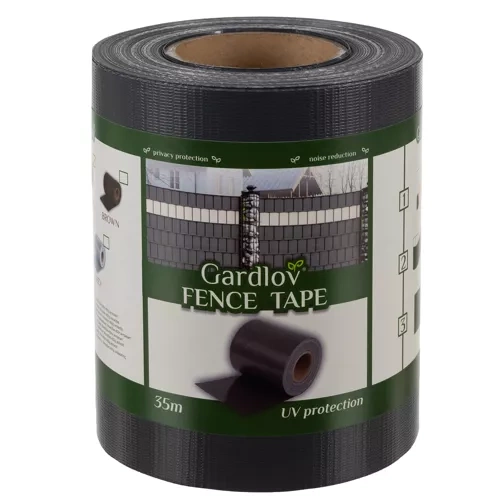 Tvoros juosta gardlov pvc 19cm x 35m 450g/m2 antracitas