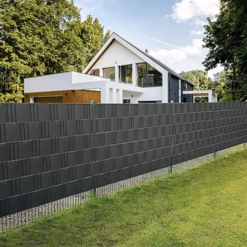Tvoros juosta gardlov pvc 19cm x 35m 450g/m2 antracitas
