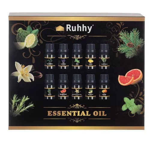 Eterinis aliejus - rinkinyje 10 vnt. 15 ml ruhhy 21938