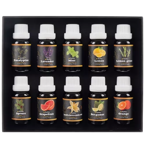 Eterinis aliejus - rinkinyje 10 vnt. 15 ml ruhhy 21938