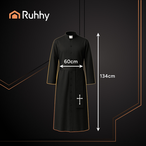 Kunigo kostiumas ruhhy xl/xxl 1